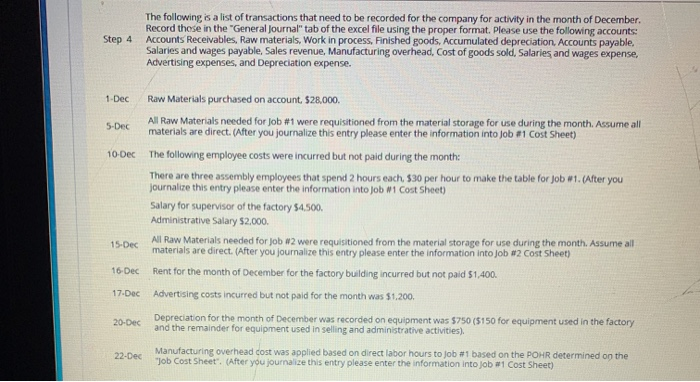 the first month of operations. The company designs and manufactures specialty tables.