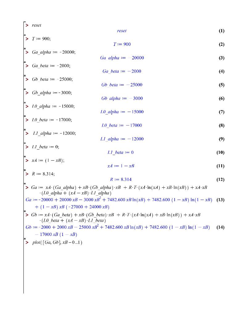 Hello, below is some maple code for a plot of two curves.