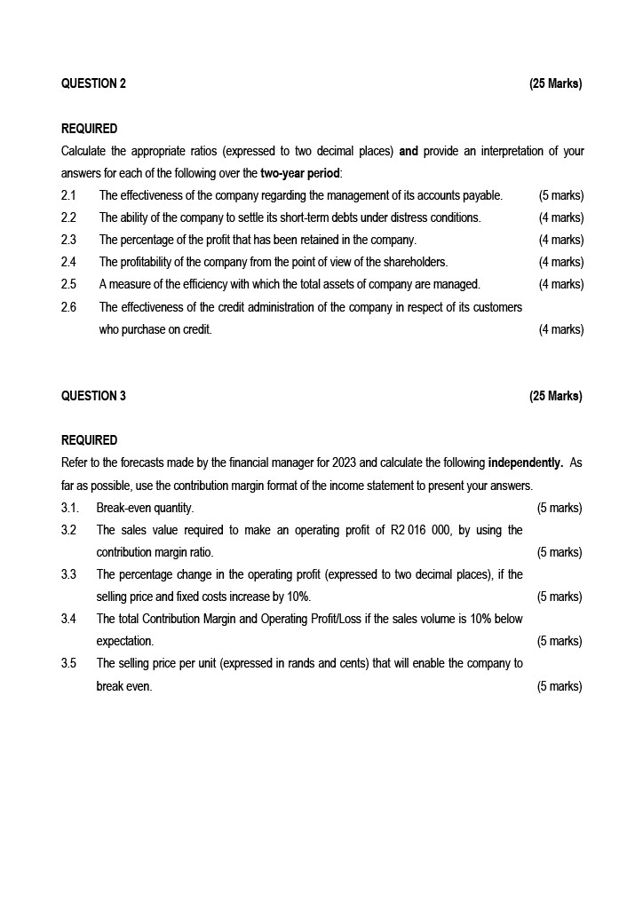 the questions that follow: ORBIT LIMITED: FINANCIAL PERFORMANCE AND FORECASTING The mission