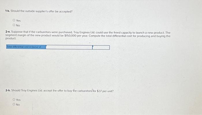 Ltd. manufactures a variety of engines for use in heavy equipment. The