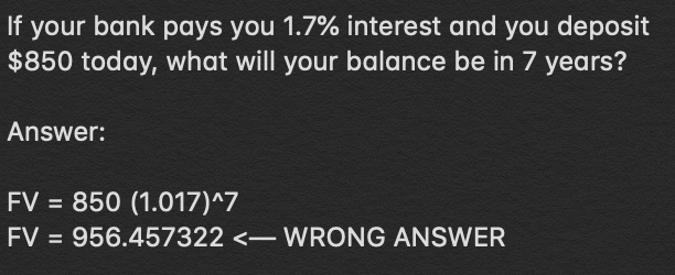 Can someone help me solve this problem? I plug into the formula