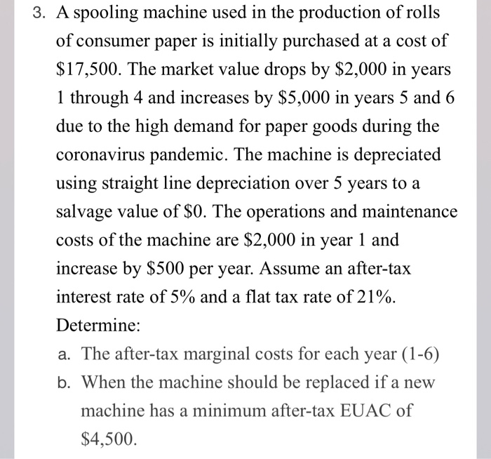 please she all work and dont use excel 3. A spooling machine