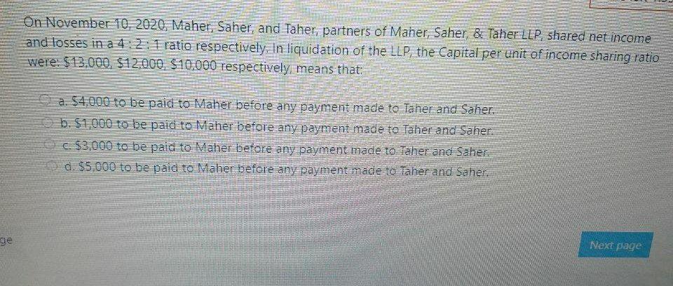 I need the answer as soon as possible Please. And I