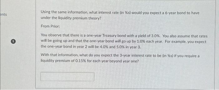  Using the same information, what interest rate (in \%s) would you