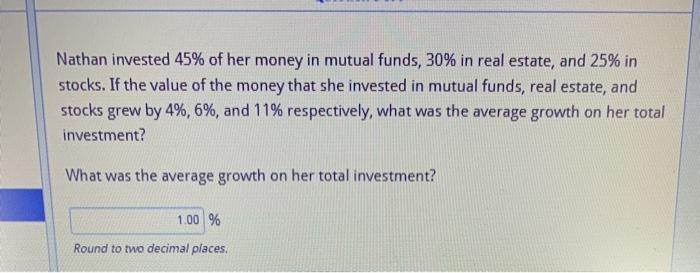 the same questions and lose money! thank you!!! The average of four