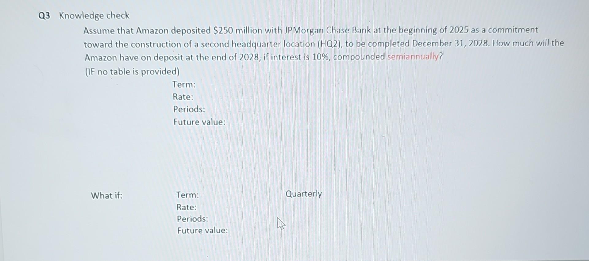 solve this step by step (please don't use excel) 23 Knowledge