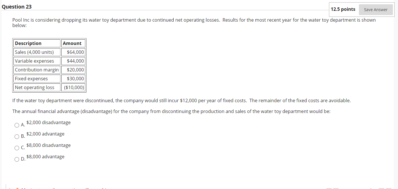 F, are under consideration for a new service truck. Monthly costs associated