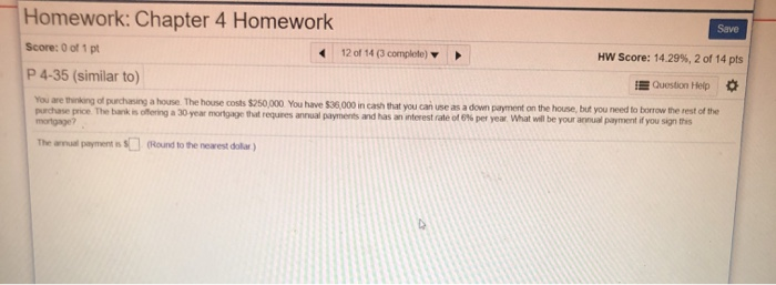 14 pts 7 of 14 (3 complete) Score: 0 of 1 pt