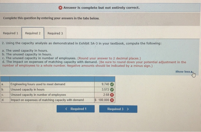 study in its Engineering Department. To aid the study, the company provided