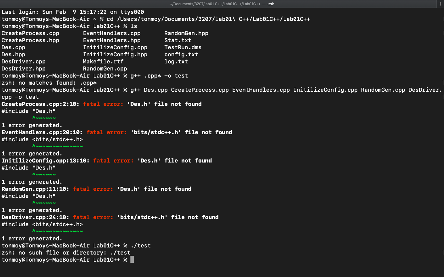 Hi I'm having problem to run multiple C++ file including header I