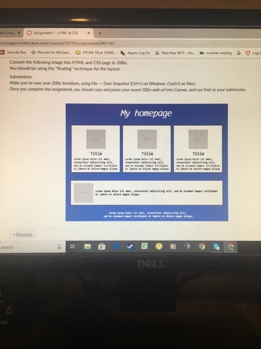 Grey squares must be 100X100 Plus separate HTML code from CSS And