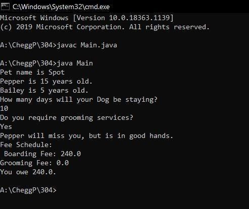 | [Check if Pet is already checked in] | | [Yes] Return