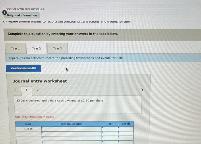 which began operations in Year 1, had the following transactions and events