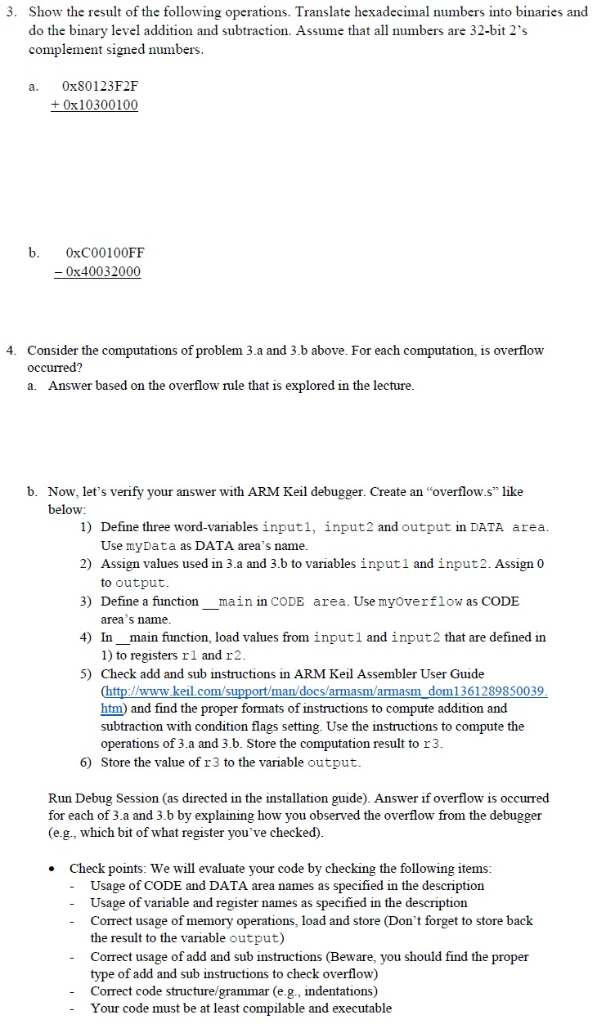 Introduction to Assembly Language Programming Please help me with these questions. 3.