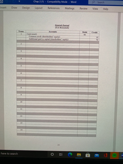 1. Issued 10 shares of $1 par value common stock for a
