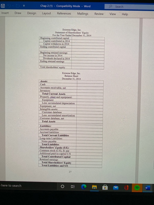 the sales in transaction 4 above. 6. Collected cash from customers on