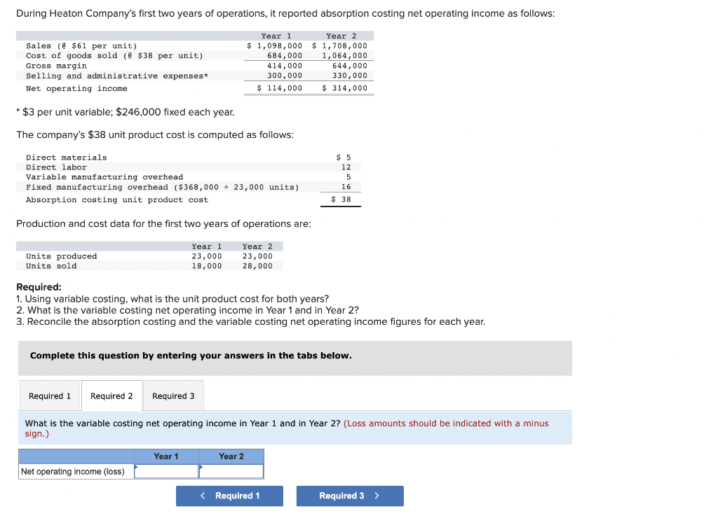  I need Urgent Answer please!! During Heaton Company's first two years