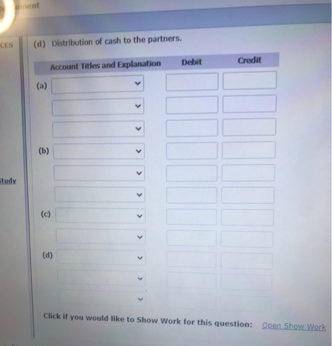 Exercise 12-9 Sedgwick Company at December 31 has cash $24,000, noncash assets