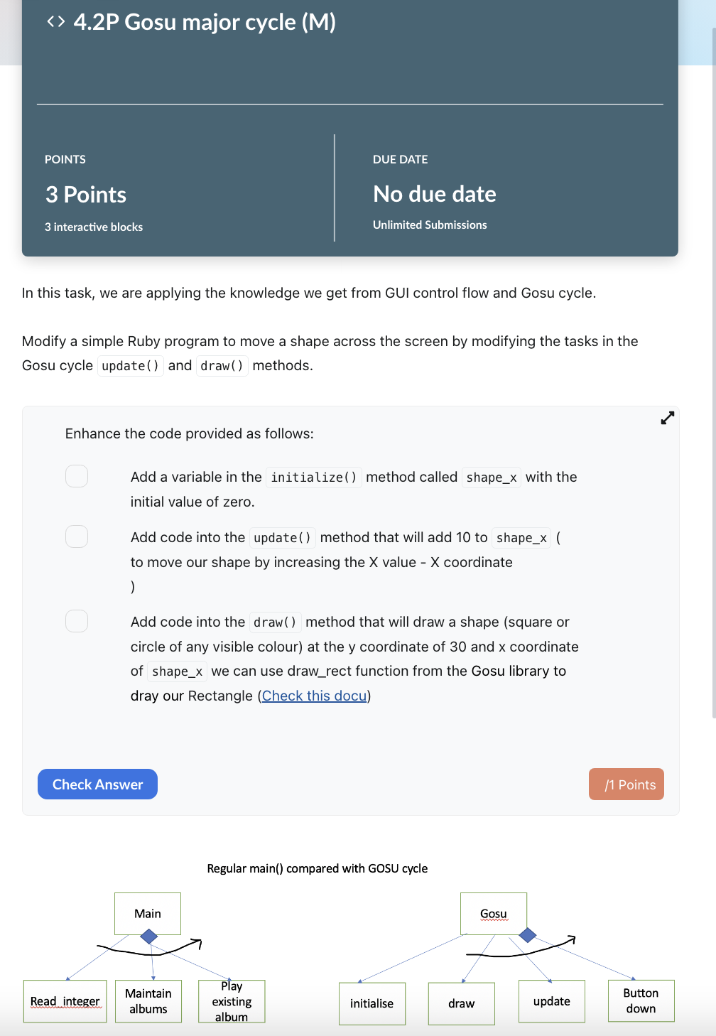  In this task, we are applying the knowledge we get from