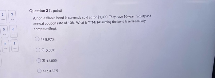 rate for the bond is 9%. What is the current bond price?