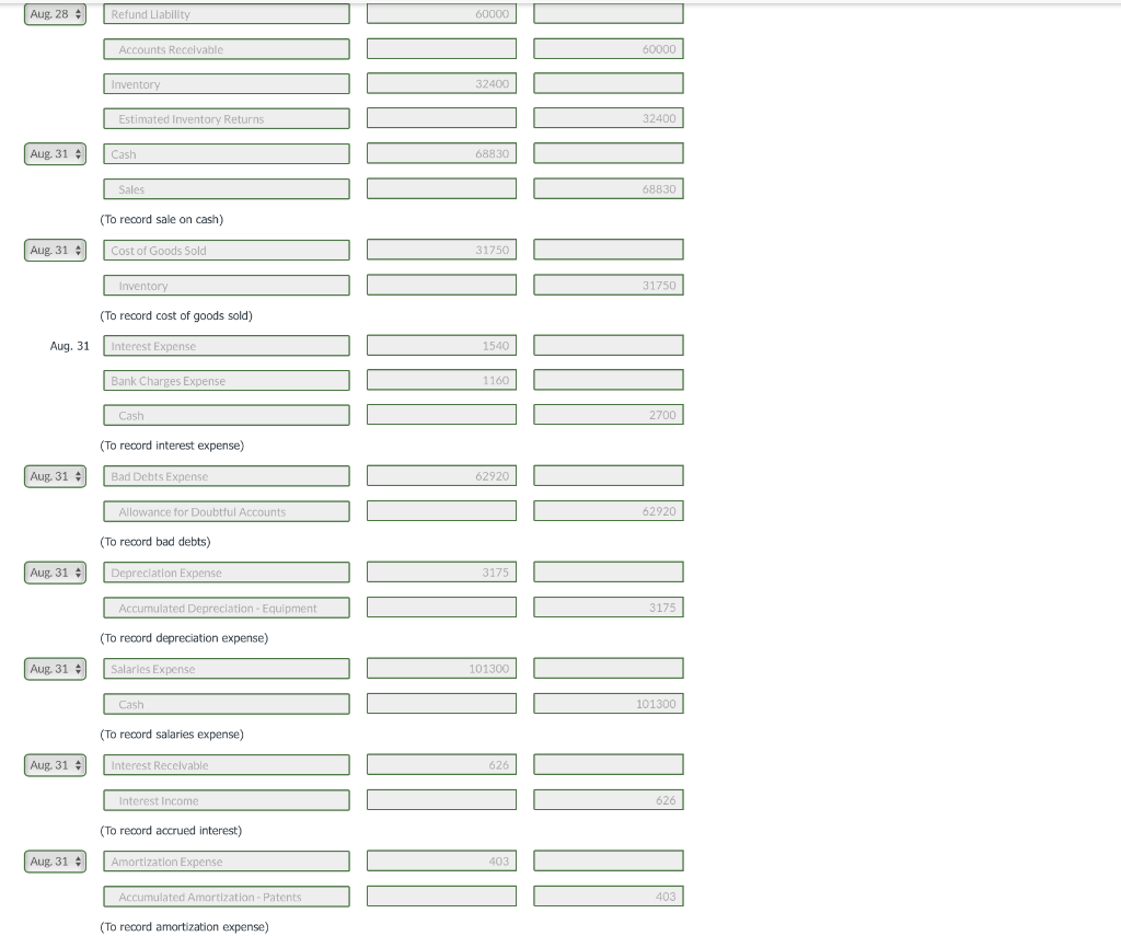 Accepted a slx-month, 8\% note in exchange for Chen Enterprises' overdue account