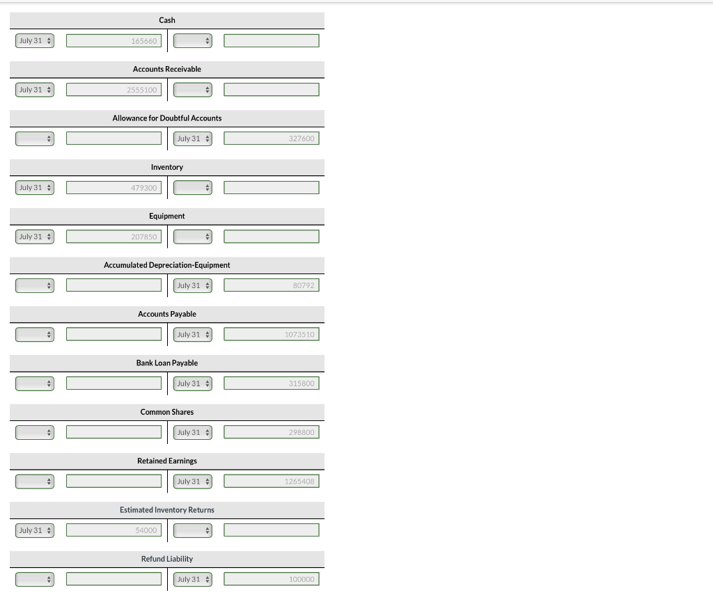 recelvable of $93,900. 8 Determined that an account recelvable from Densmore Ltd.