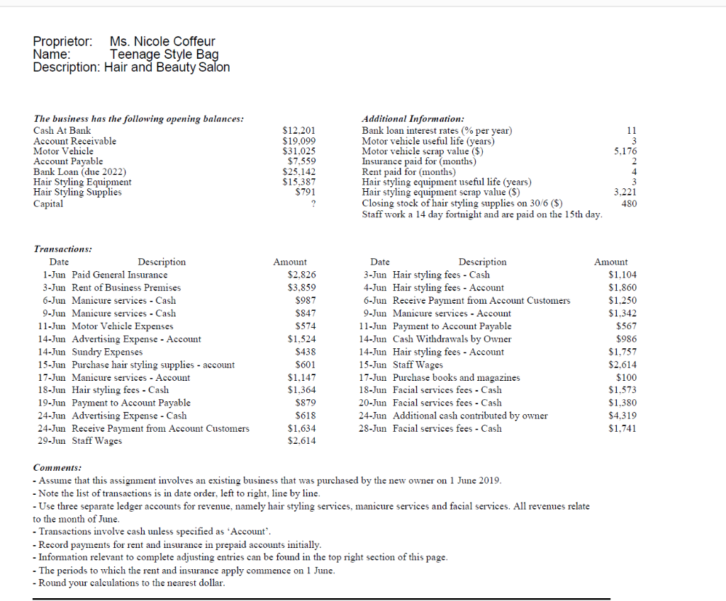 you are required to: Record the transactions using general journal and general