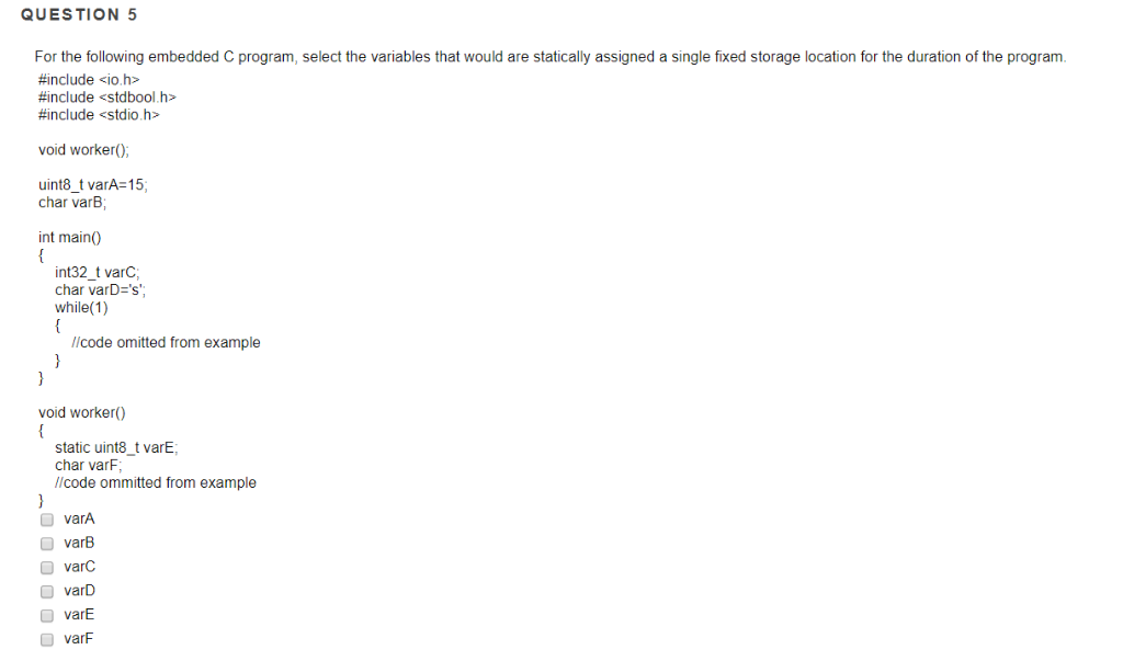 portable as possible and not be wasteful o memory. You need to