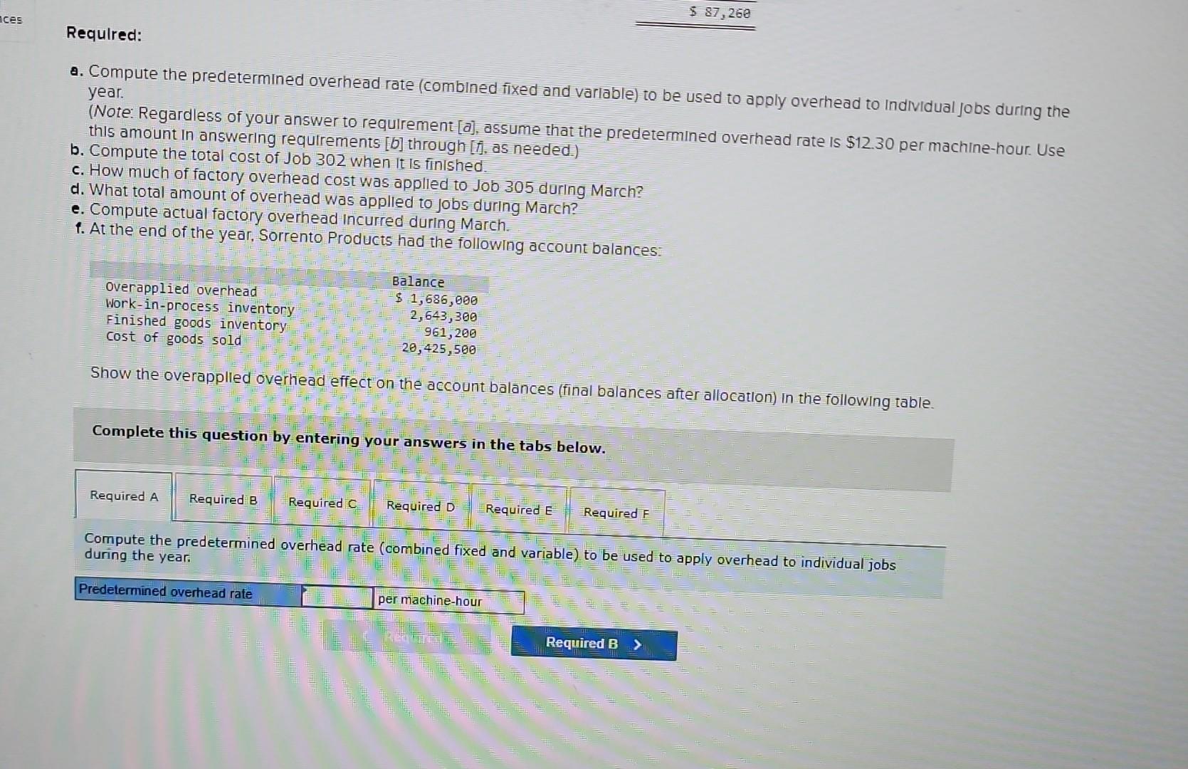 be used to apply overhead to Individual jobs during the year. (Note:
