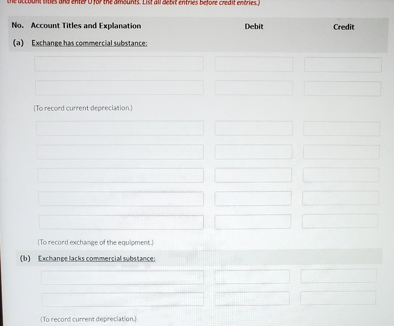 Flint Company purchased an electric press on June 30,2025 , by trading