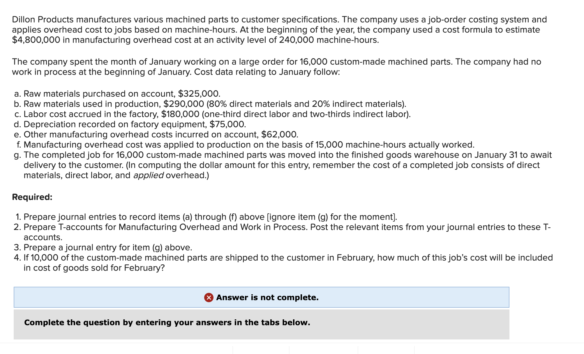 Explain this please! Exercise 3-10 (Static) Applying Overhead; Journal Entries; T-accounts [LO3-1,