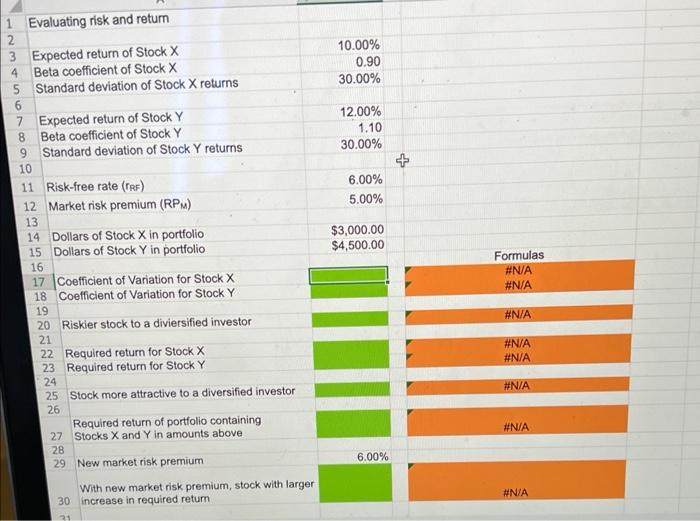 a 12.0% expected return, a beta coefficient of 1.1, and a 30.0%