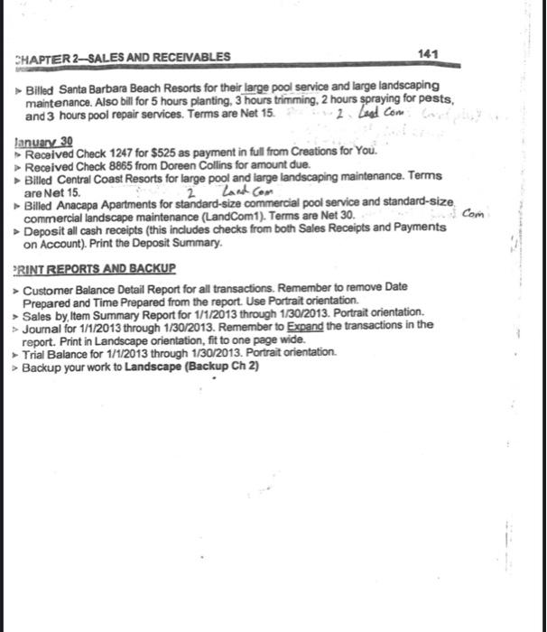 are similar to the ones you competed in the text. Follow the