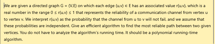 are given a connected graph G, with edge costs that you may