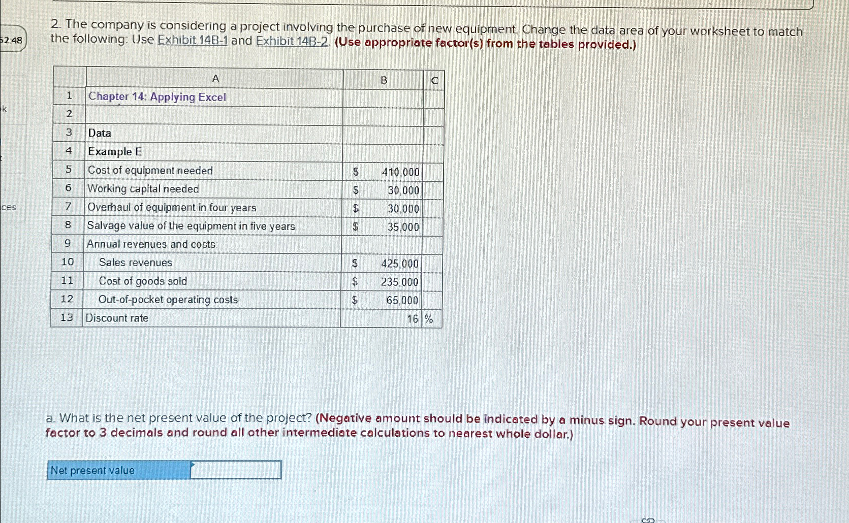  Can you help me solve this on excel 