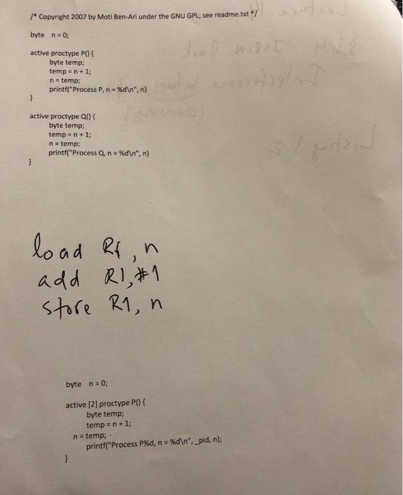  Could you explain those program written in jspin Copyright 2007 by