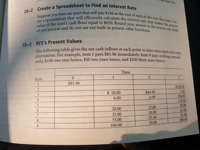 can someone please complete C6-3, including the sub-questions. Sorry if it's too