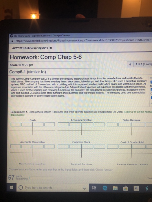  Do Homework-cyprien dussenne- Google Chrome https://www.mat yerHomework.aspx?homeworkld 5183880798questionld-18 flushedt ACCT 201