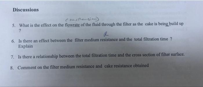  answer in short way filtration process Liquid diffusion 5. What is