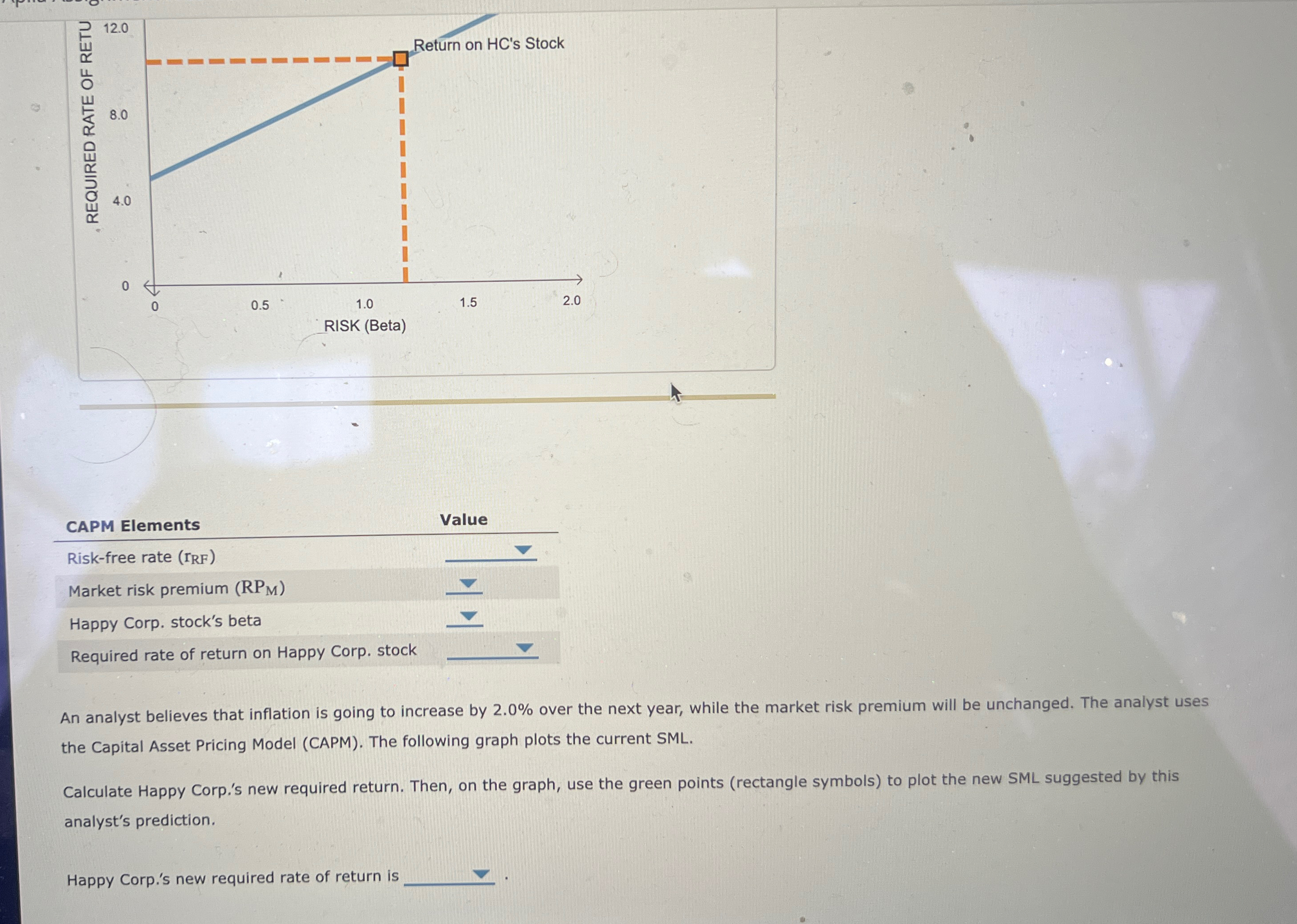 can you answer these as well as the required rate of
