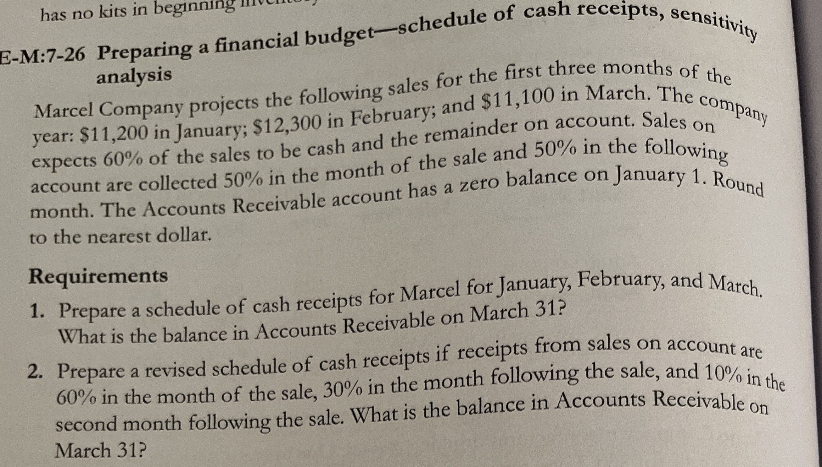 I need help answering problem 7-28 (at the bottom). All the previous