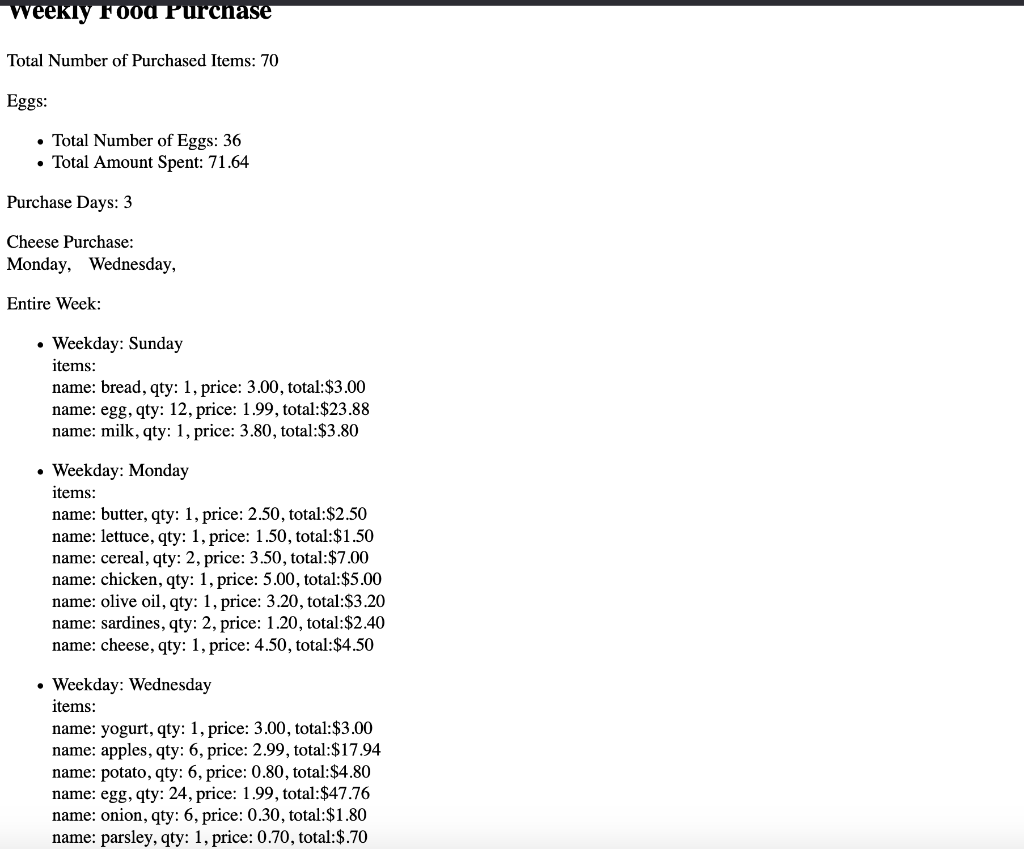 This is the code I created for an homework assignment. XSL and