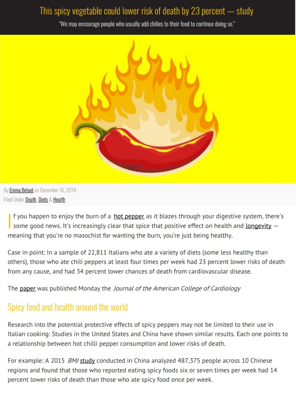 1. If the main finding involves a test of hypothesis, what