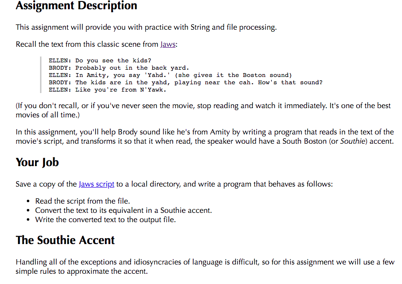 PLEASE READ BEFORE PROCEED !! THANK YOU (programming in JAVA). Assignment Description