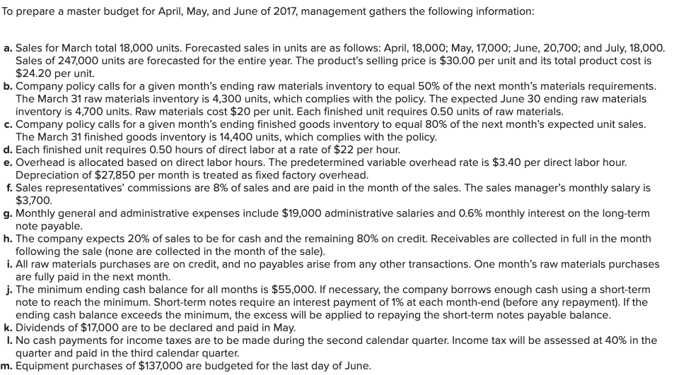 same tables to make it easier to understand. Problem 22-4A Manufacturing: Preparation