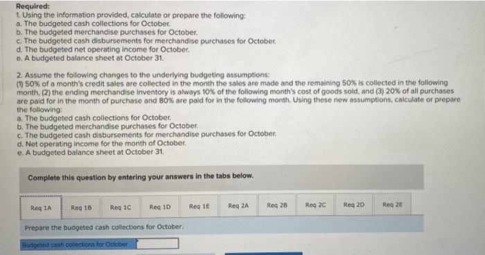 sheet as of September 30 as shown below: Wheeling Company Balance Sheet