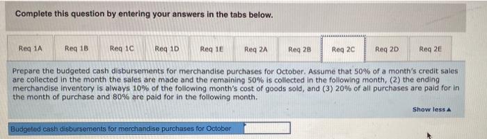 Of these sales, 35% will be for cash; the remainder will be