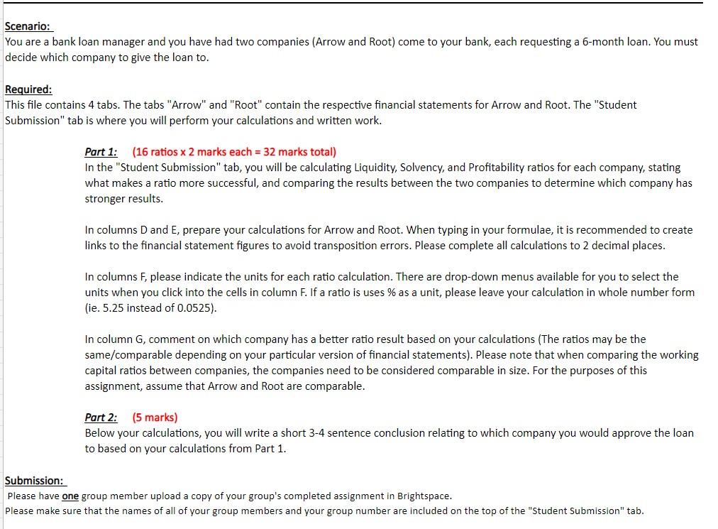 Ratio Analysis - instruction below and the formula sheet is attached on