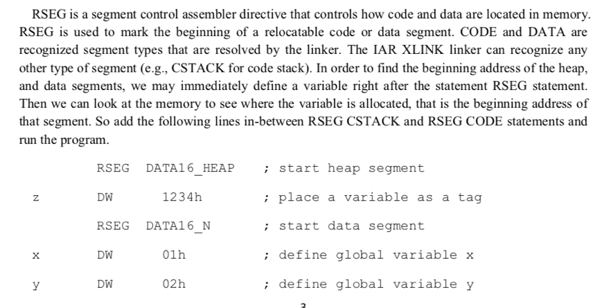 the relation between two numbers. You will also learn basic assembly directives