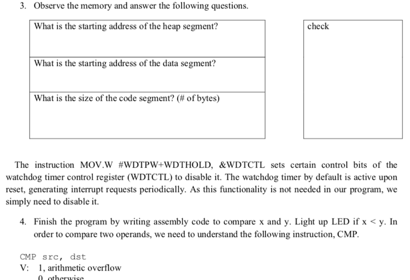 to control the assembler's behavior. This lab worksheet along with your assembl:y